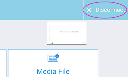 Disconnect from the Solstice Wireless Display